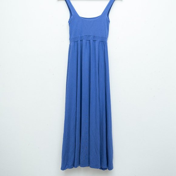 Aritzia Wilfred Square Neck Maxi Tank Dress (BLUE) - Picture 5 of 6